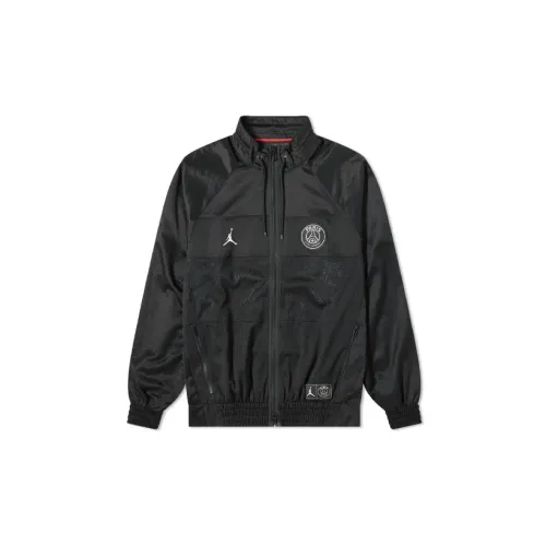 Jordan Paris Saint-Germain Jackets Men Black