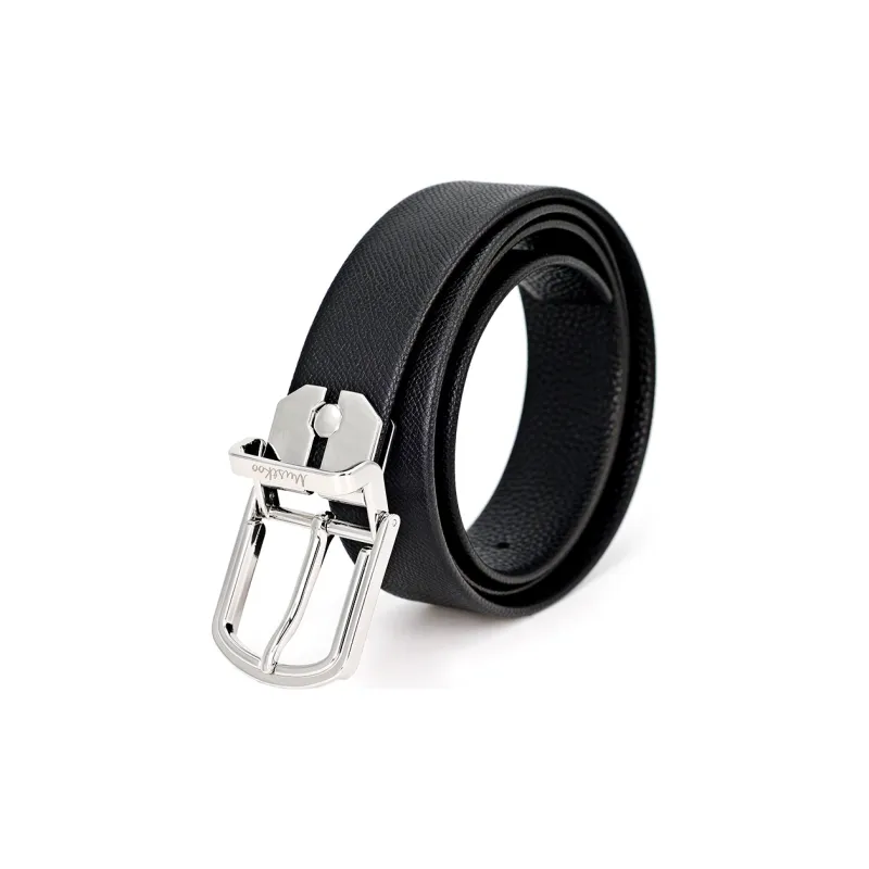 MUSTKOO Cow Leather Belts Men's 3.4cm-1