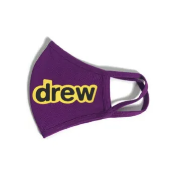 Drew House Face Masks Unisex Purple