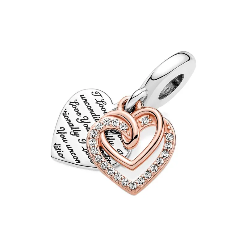 Pandora Charms / Pendants Women's Silver/Rose Gold-2
