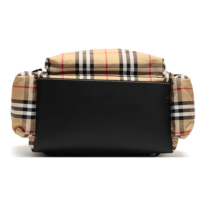 Burberry Canvas Backpack Unisex Beige-5