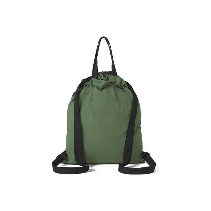 KENZO Nylon Fabric Handbag Backpack Unisex Dark Khaki Green-2