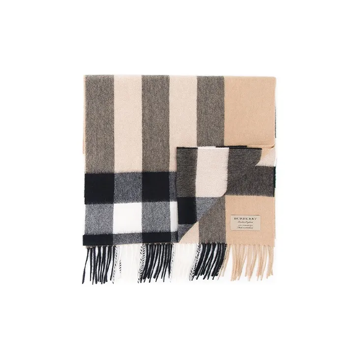 Burberry Cashmere Knit Scarves Unisex-3