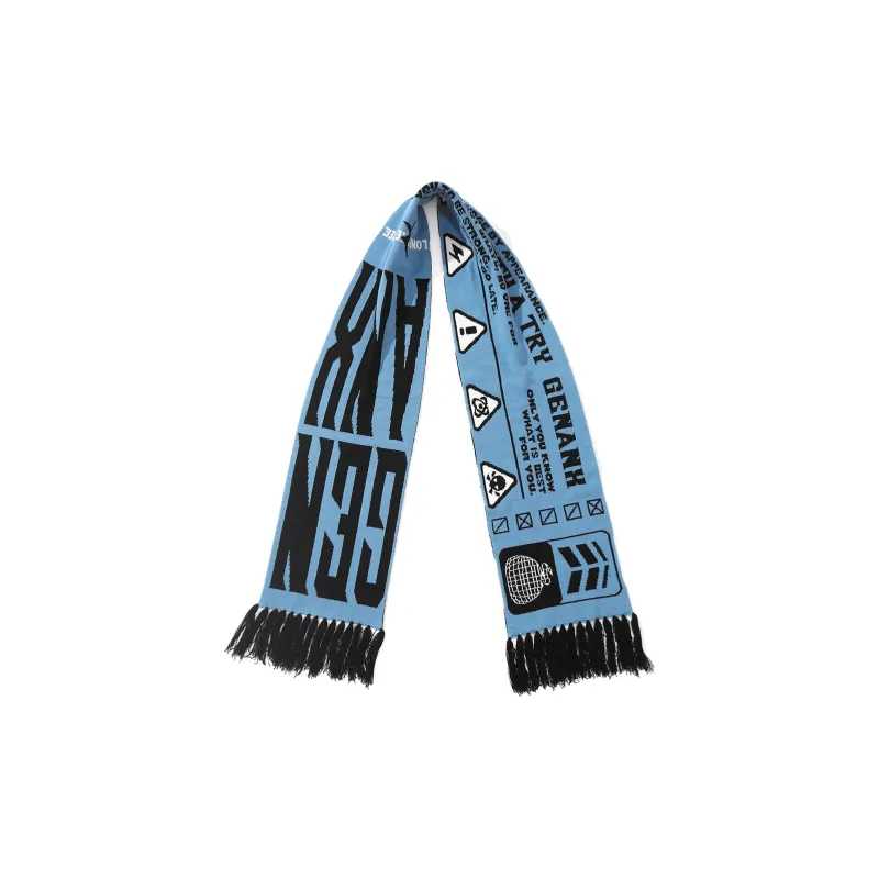 GENANX Scarves Unisex Indigo-1