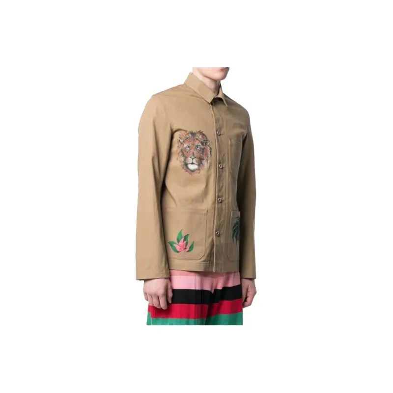 LOEWE Jackets Men Brown-3