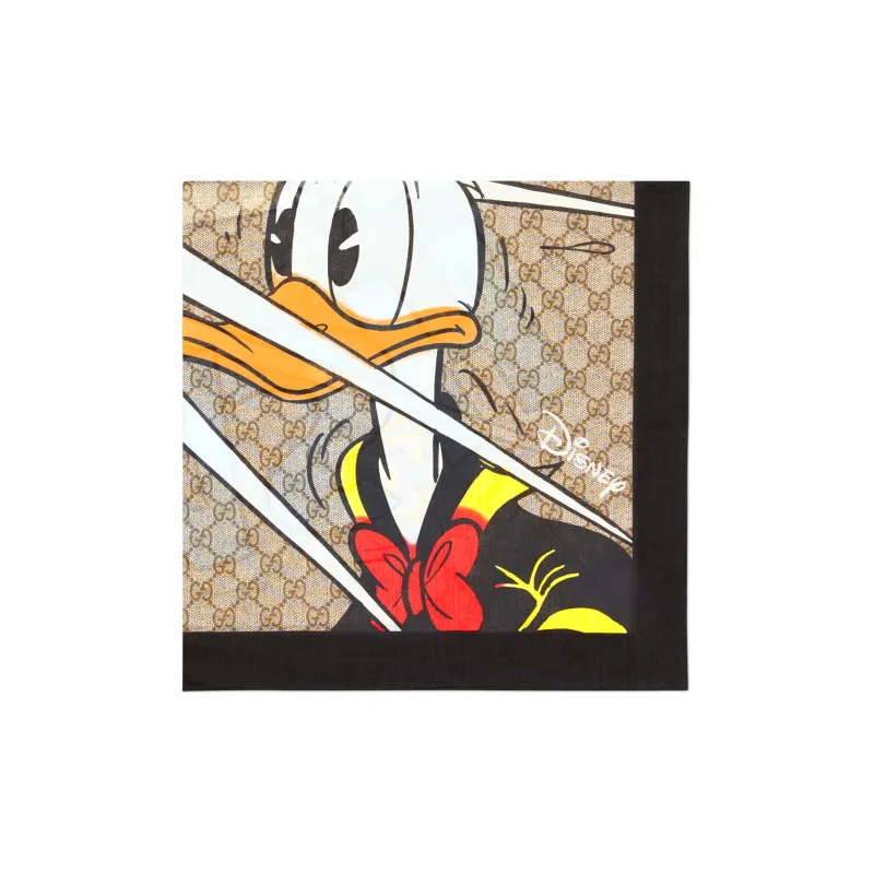 GUCCI Disney X Gucci Silk Scarves Unisex Beige/Blue-1