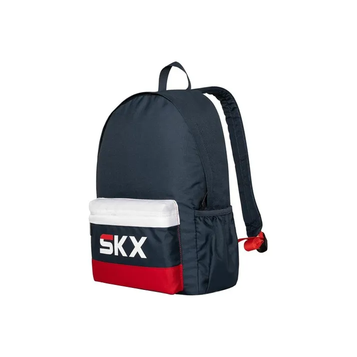 Skechers Fabric Backpack Regular Unisex Navy Blue-2