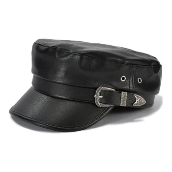 FREE RABBITⅡ PU Leather Berets Unisex