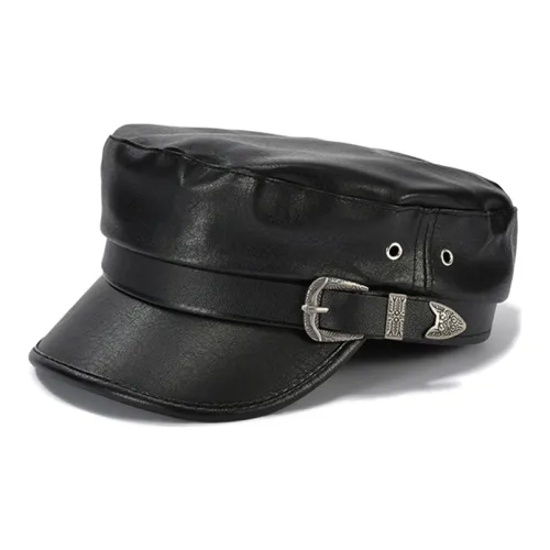FREE RABBITⅡ PU Leather Berets Unisex