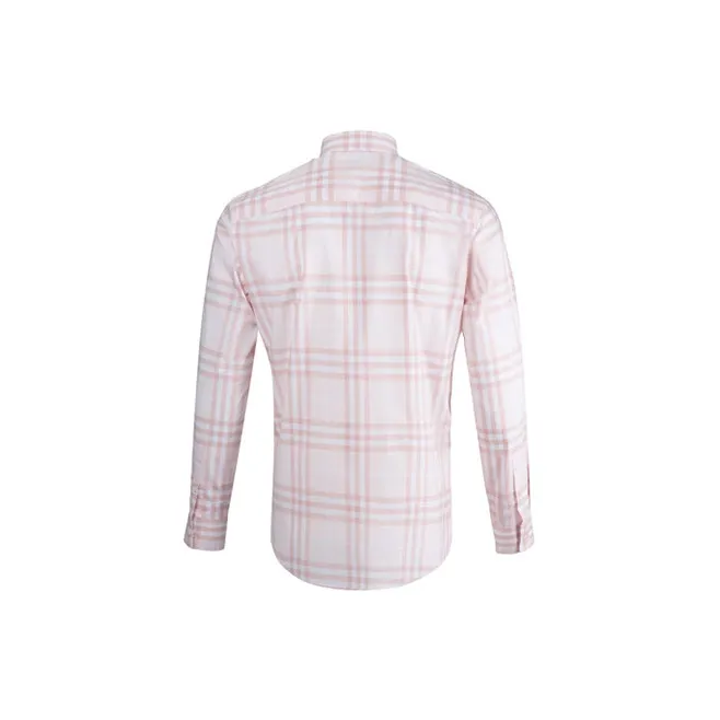 Burberry Shirts Men Pink-1