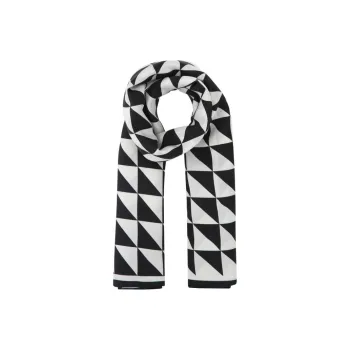 PRADA Triangle logo Silk Scarf