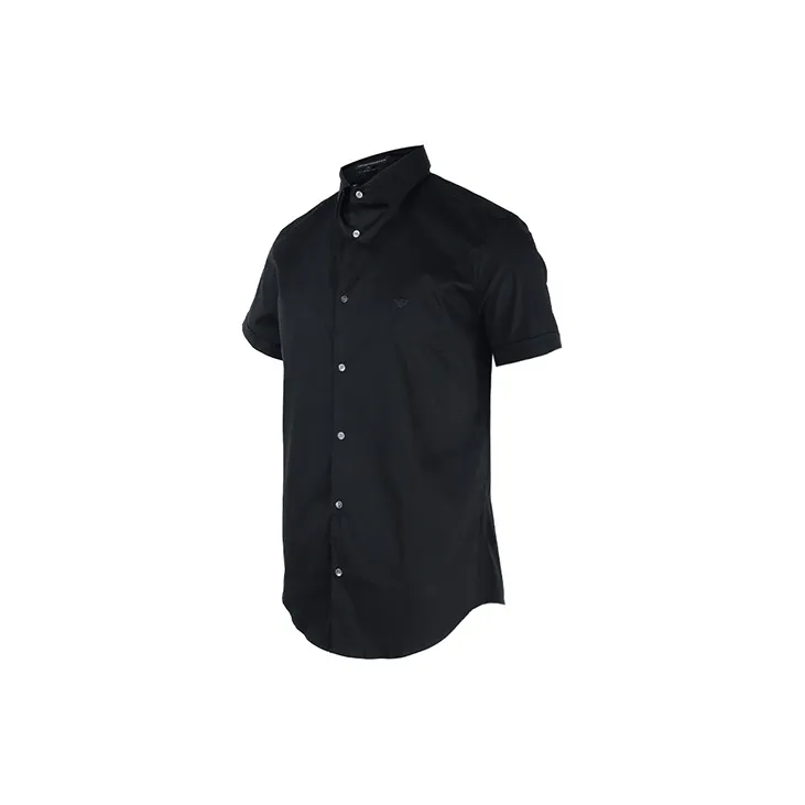 EMPORIO ARMANI Short sleeved Poplin Shirt-2