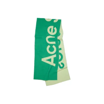 Acne Studios Scarves Unisex Green/Lime Green