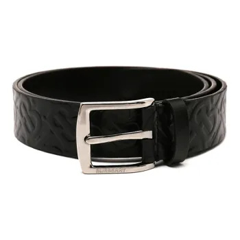 Burberry Monogram Leather Belt