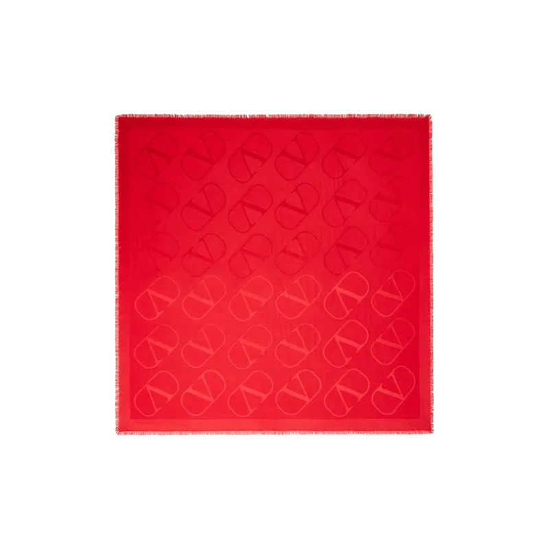 Valentino Vlogo Shawls Women's Red-0
