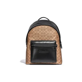 COACH Charter Canvas Backpack Men's Tan