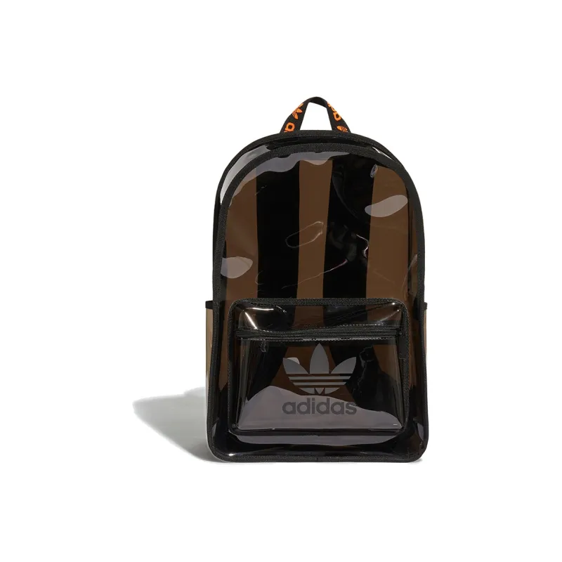 Adidas Originals Thermoplastic Polyurethane Elastomer Coated Backpack Regular Unisex Semi Transparent Black-0