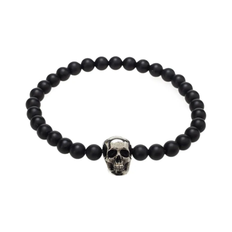 Alexander McQueen Skull Beaded Bracelet-0