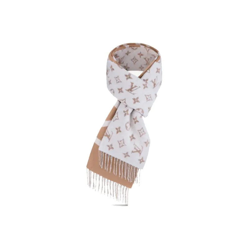 LOUIS VUITTON Monogram Split Scarf-1