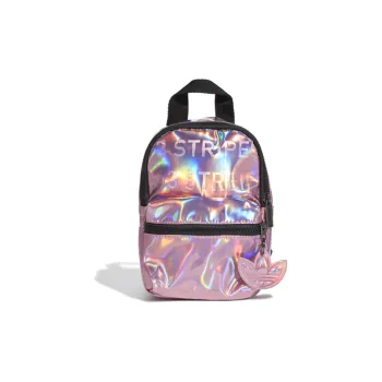 Adidas Originals Artificial Leather Crossbody Bag Backpack Mini Laser/Bright Pink