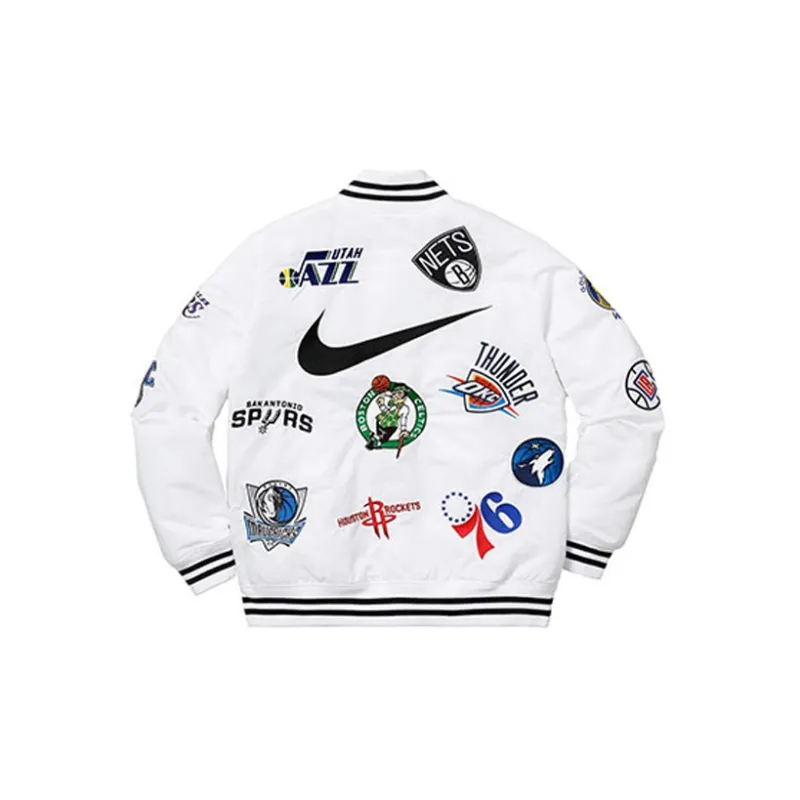 Supreme X Nike X Nba Teams Warm Up Jacket-1