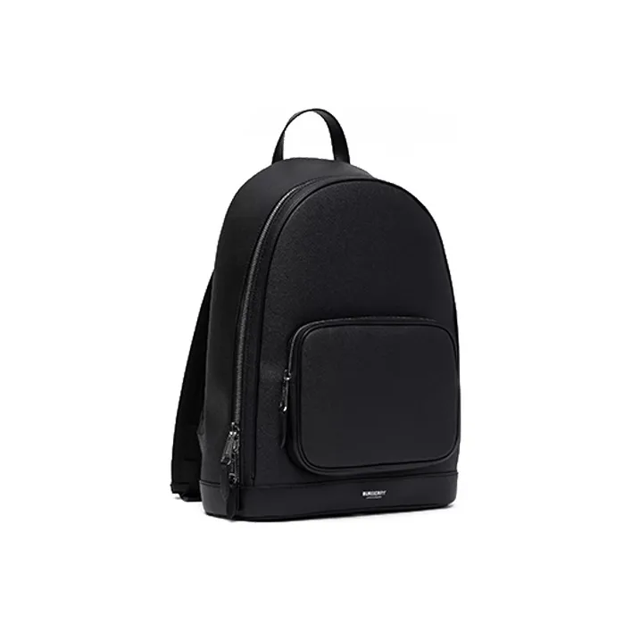 Burberry Grainy Leather Backpack Black-1