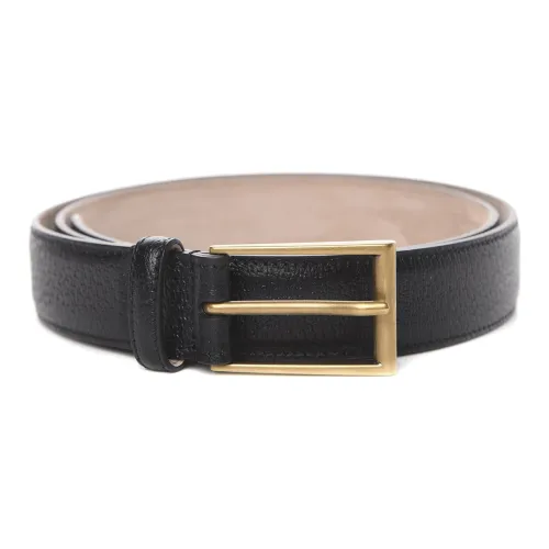 GUCCI Cow Leather Leather Belts Men's  