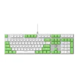 Mechanic Alloy, White Green, Single-Color Lighting 108 Keys