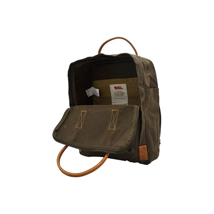 Fjallraven Polyester Backpack Regular Unisex Dark Olive Green-3