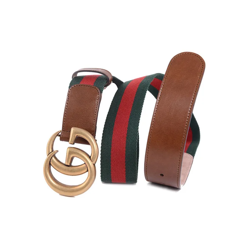 GUCCI Web Belt Double G Buckle 1.5 Width-3