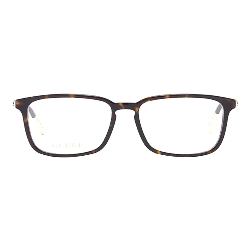 GUCCI Tortoiseshell Rectangle frame Glasses-0