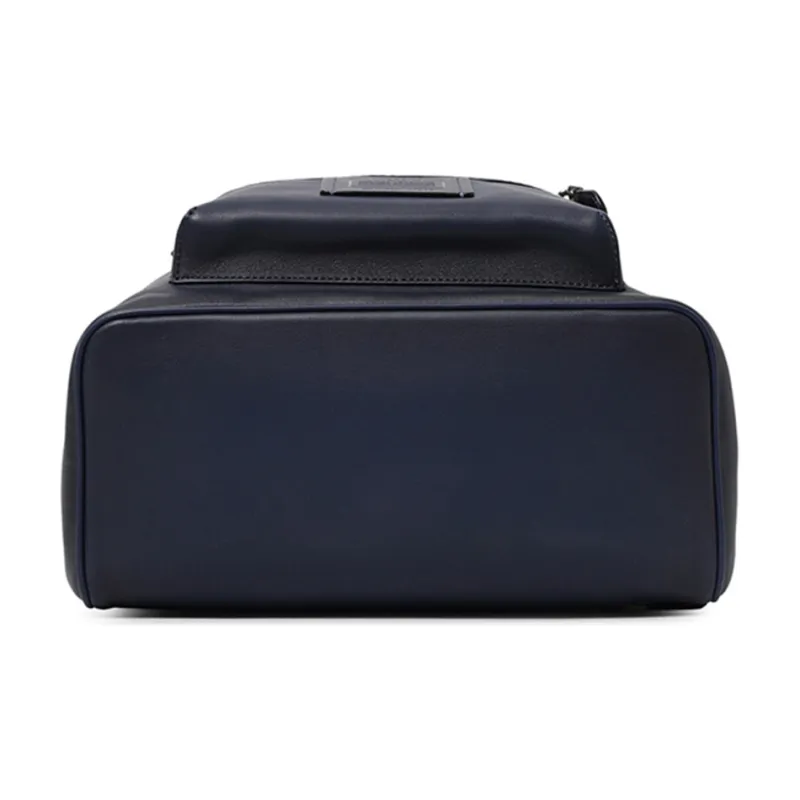 COACH Academy Leather Backpack Large Size Men's Dark Blue-4