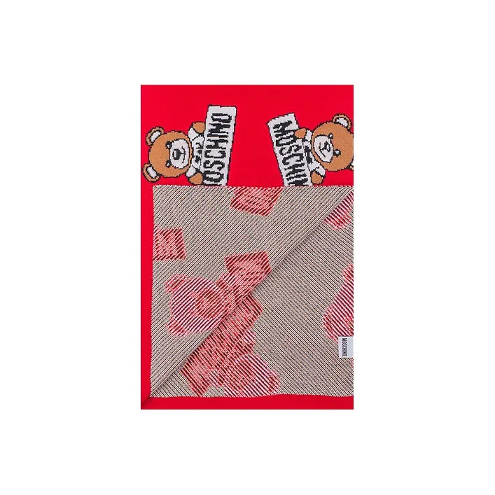 MOSCHINO Shawls Unisex Red-1