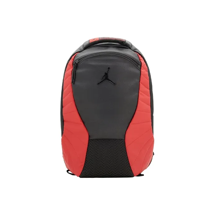 Jordan Polyurethane Basketball Bag Backpack Regular Unisex Black Red-0