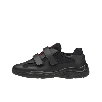 PRADA Sport Leather Sneakers 'Black' Women's