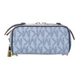 MICHAEL KORS Rhea Zip PVC Backpack Women's White Blue