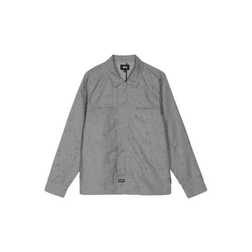 Stussy Shirts Men Gray