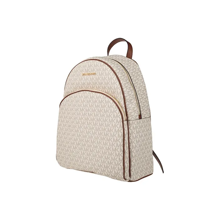 MICHAEL KORS MICHAEL KORS Luggage Collection Leather Backpack Large Size Women's Ecru-1