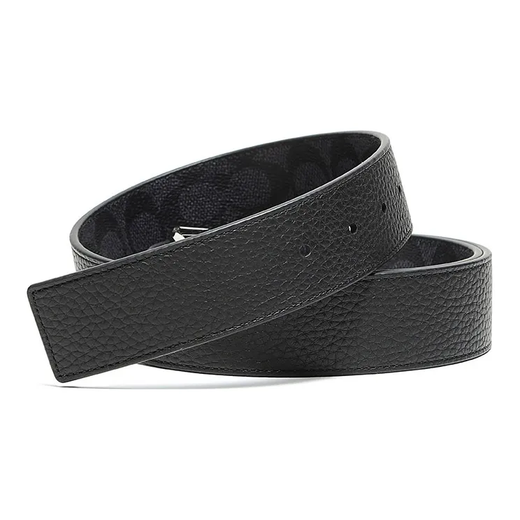 COACH Wide Plaque Reversible Belt-4