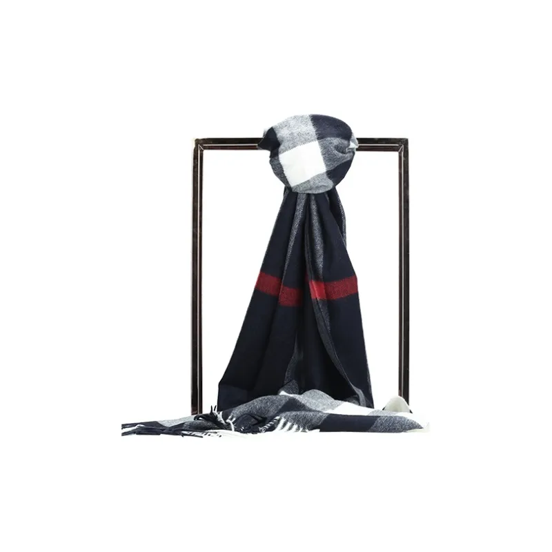 Burberry Check Fringed Scarf-2