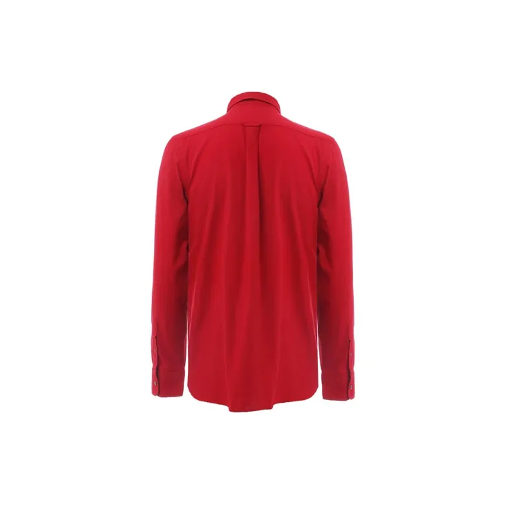 Burberry Shirts Men Red-1