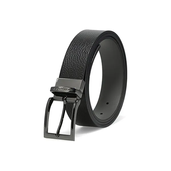 EMPORIO ARMANI Grained Leather Belt-1