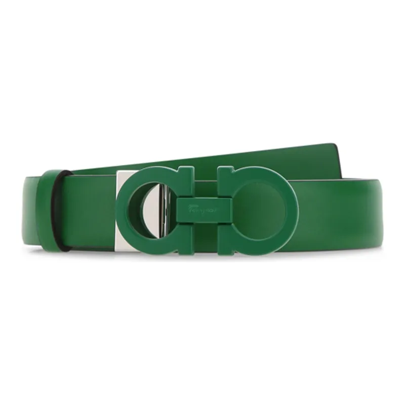 Ferragamo Leather Belts Women's Green-0