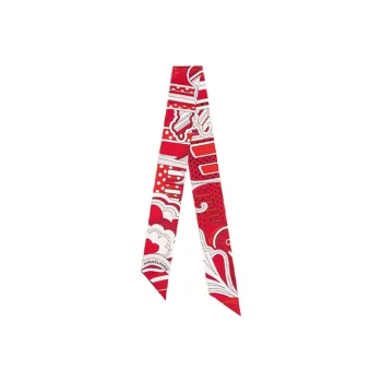HERMES Silk Scarves Women's Red