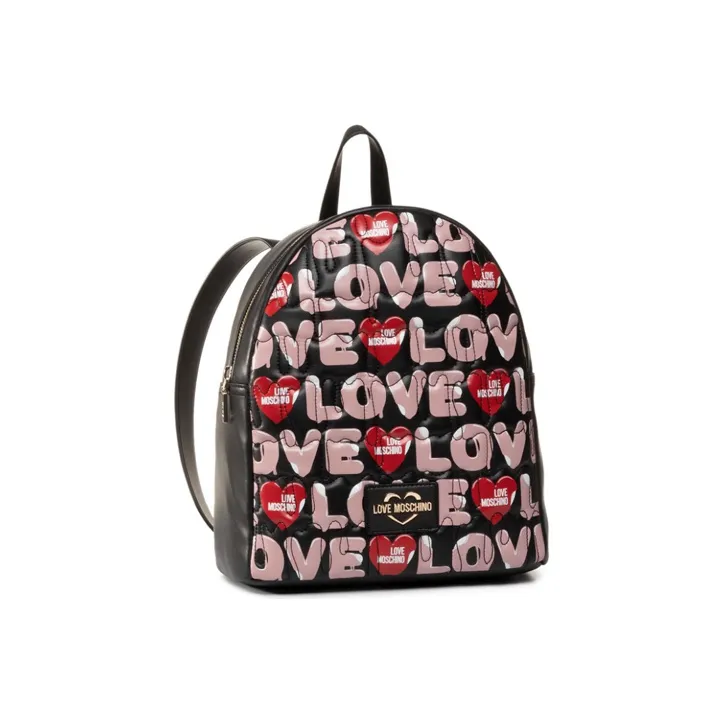 MOSCHINO Synthetic Leather Backpack Regular Women's Black-2
