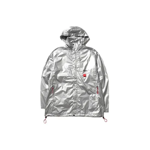 PUMA Jackets Men Silver