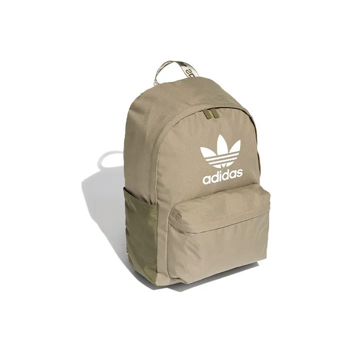 Adidas Originals Polyester Backpack Regular Unisex Olive Green-2