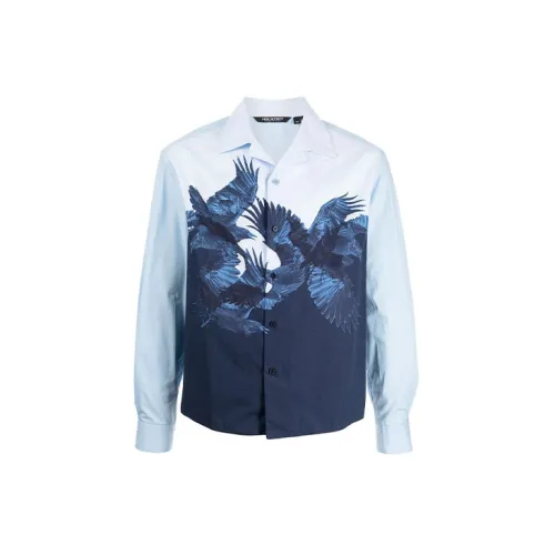 Neil Barrett Shirts Men Blue