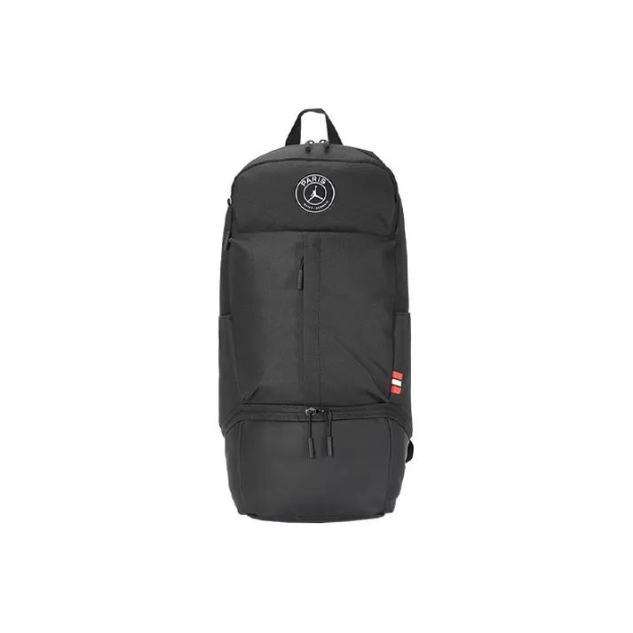 Jordan × PSG Collaboration Polyester Basketball Bag Backpack Regular Unisex Black-0