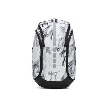 Nike Hoops Elite Pro Backpacks White/Black/Silver